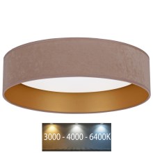 Brilagi - LED Plafond Lamp VELVET LED/24W/230V 3000/4000/6400K beige/goud