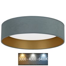 Brilagi - LED Plafond Lamp VELVET LED/24W/230V 3000/4000/6400K mint/goud