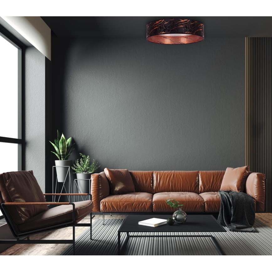Brilagi - LED Plafond Lamp VELVET LED/24W/230V 3000/4000/6400K zwart/koper