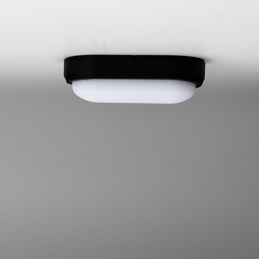 Brilagi - LED Plafondarmatuur industrieverlichting SIMA LED/12W/230V IP65 zwart