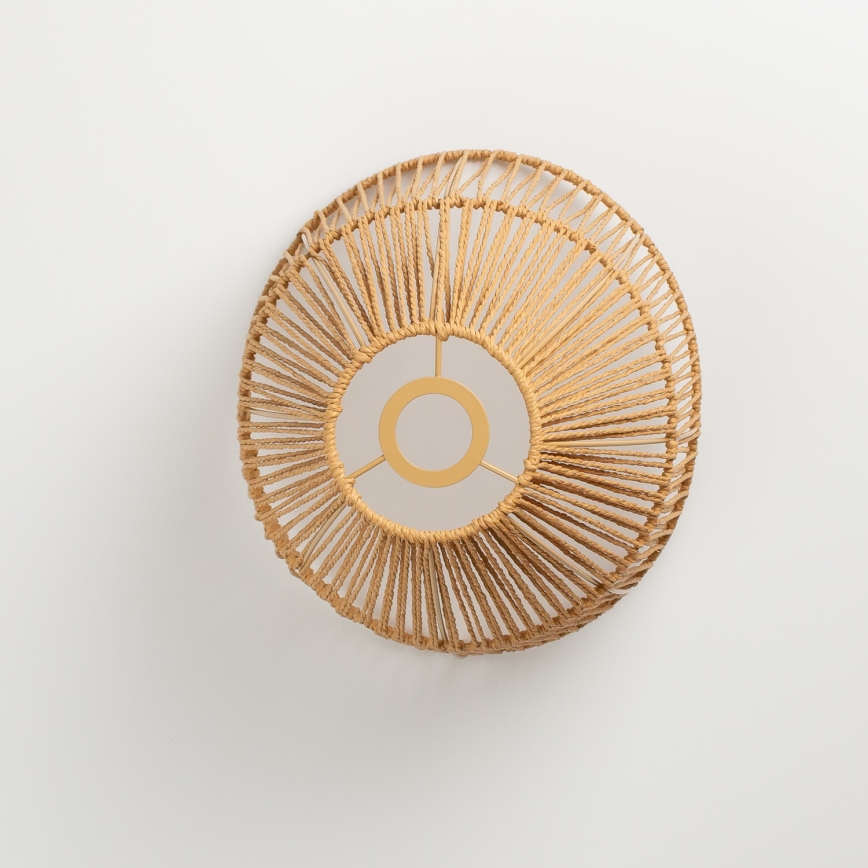 Brilagi - LED plafondkroonluchter CERIA BOHO 1xE27/40W/230V Ø 30 cm bruin/eiken