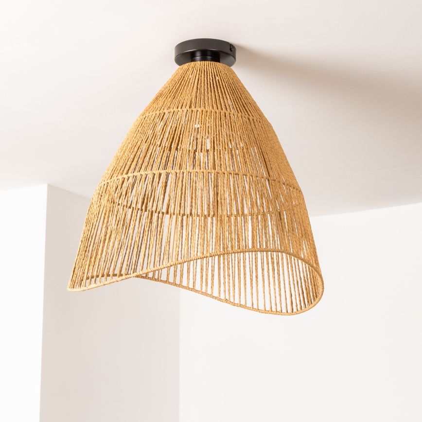Brilagi - LED Plafondkroonluchter CERIA BOHO 1xE27/40W/230V Ø 50 cm bruin