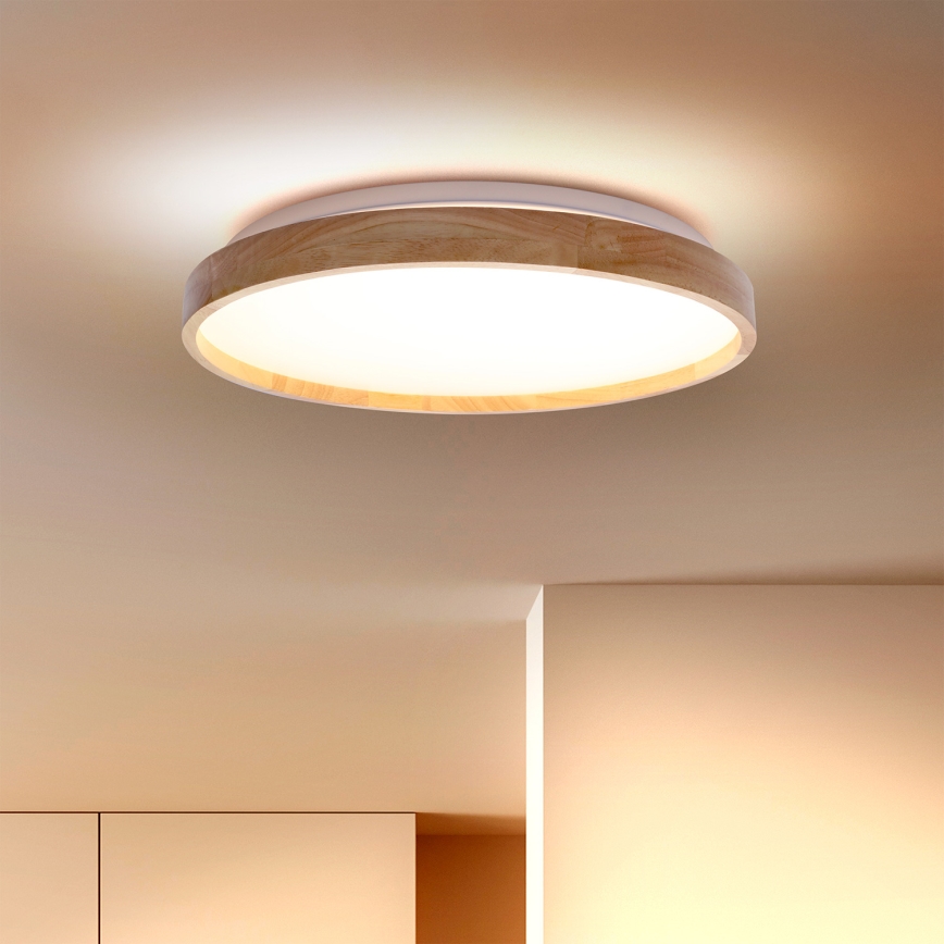 Brilagi - LED Plafondlamp ALSON LED/24W/230V eiken