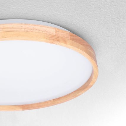 Brilagi - LED Plafondlamp ALSON LED/24W/230V eiken