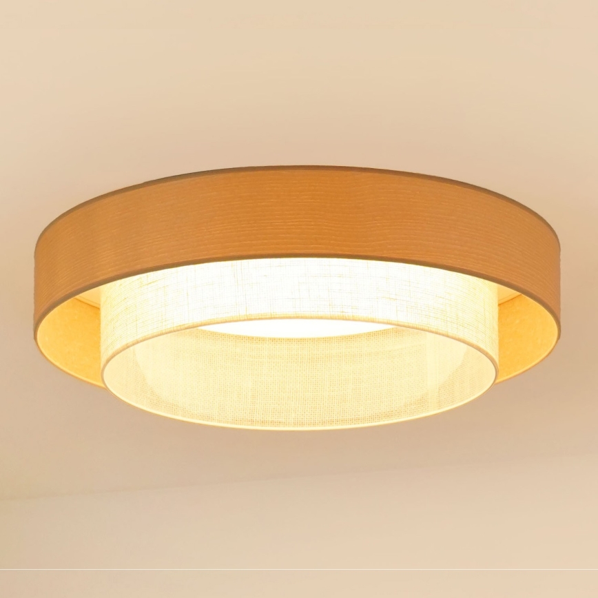 Brilagi - LED Plafondlamp ARIZONA BOHO LED/26W/230V diameter 60 cm beige