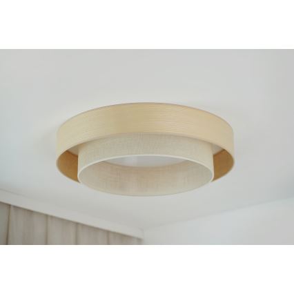 Brilagi - LED Plafondlamp ARIZONA BOHO LED/26W/230V diameter 60 cm beige