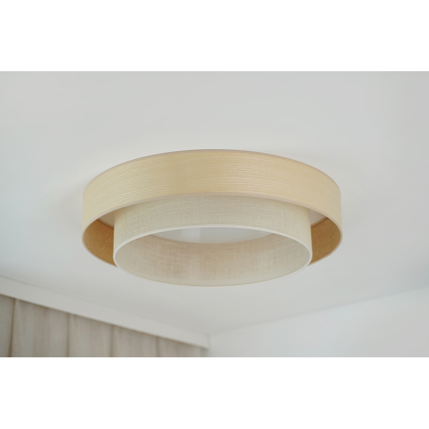 Brilagi - LED Plafondlamp ARIZONA BOHO LED/26W/230V diameter 60 cm beige