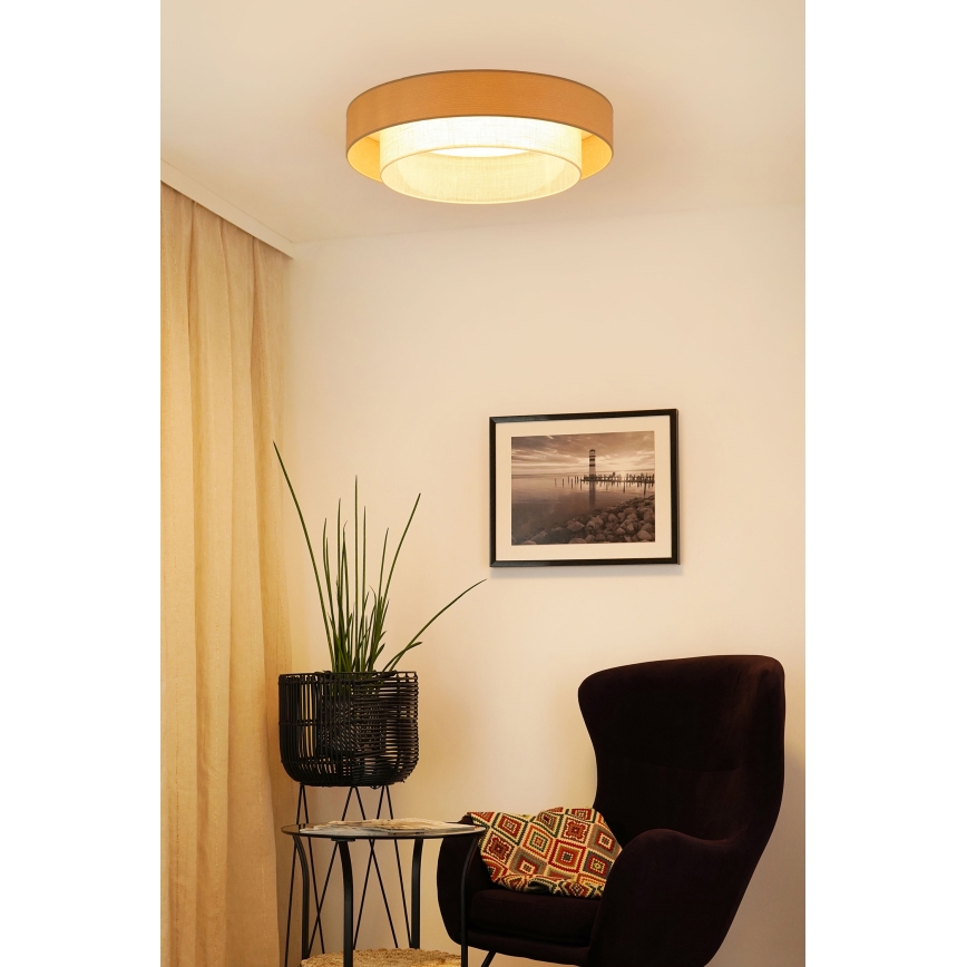 Brilagi - LED Plafondlamp ARIZONA BOHO LED/26W/230V diameter 60 cm beige