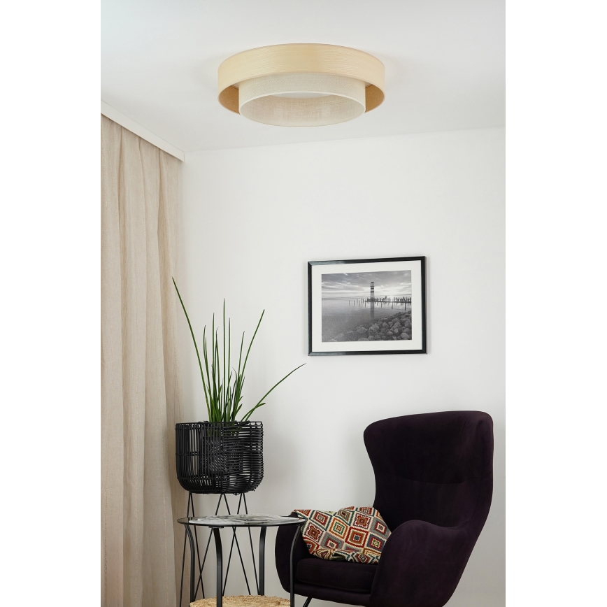 Brilagi - LED Plafondlamp ARIZONA BOHO LED/26W/230V diameter 60 cm beige