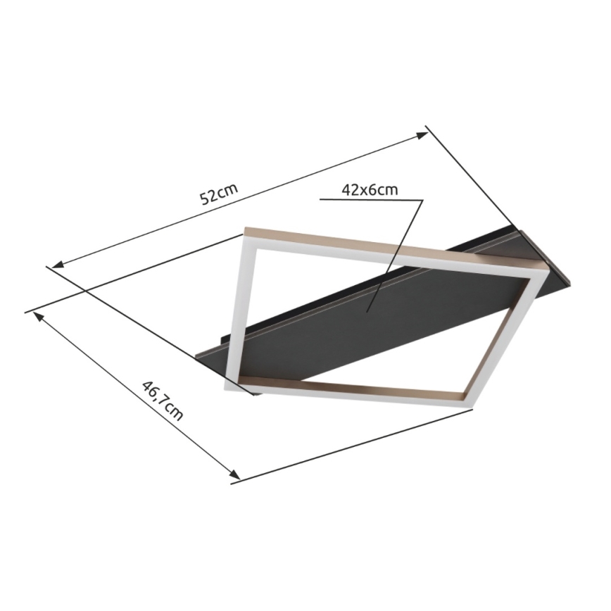 Brilagi - LED-plafondlamp AXIS LED/18W/230V