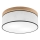 Brilagi - LED Plafondlamp BELLADONNA 2xE27/15W/230V diameter 40 cm wit/eiken