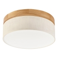 Brilagi - LED Plafondlamp BELLADONNA LED/20W/230V dia. 30 cm crème/eik