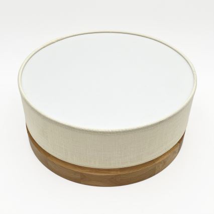 Brilagi - LED Plafondlamp BELLADONNA LED/20W/230V dia. 30 cm crème/eik
