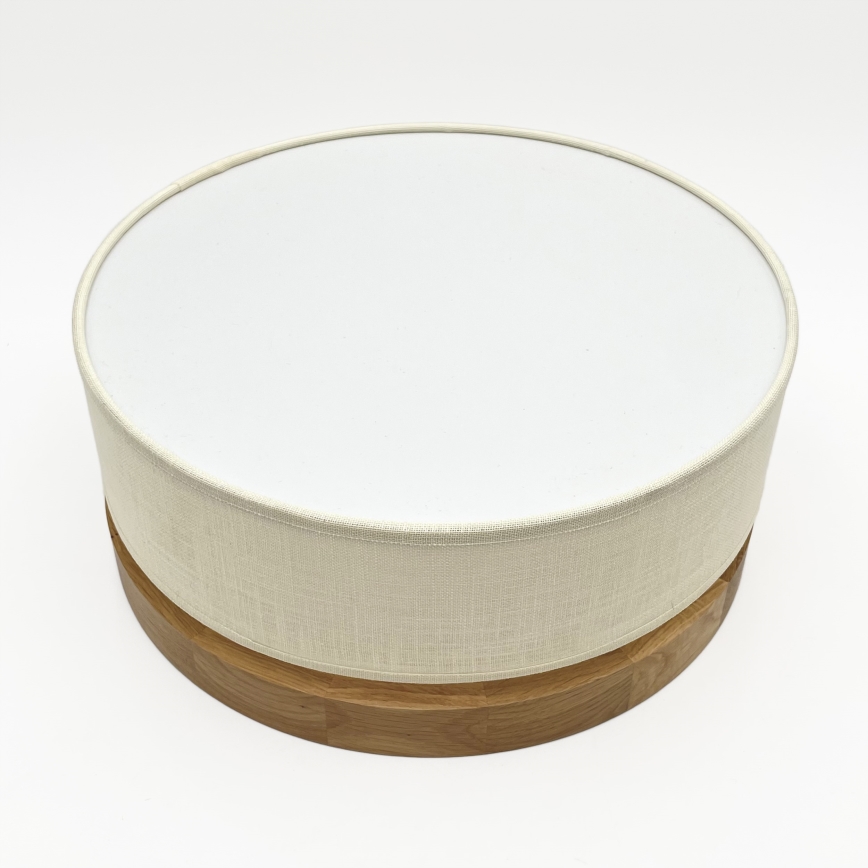Brilagi - LED Plafondlamp BELLADONNA LED/20W/230V dia. 30 cm crème/eik