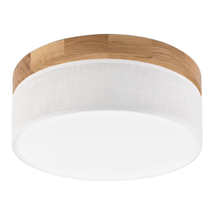 Brilagi - LED Plafondlamp BELLADONNA LED/20W/230V Ø 30 cm wit/eik