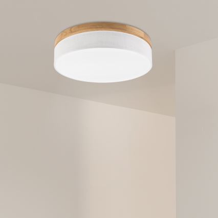 Brilagi - LED Plafondlamp BELLADONNA LED/36W/230V dia. 50 cm wit/eik