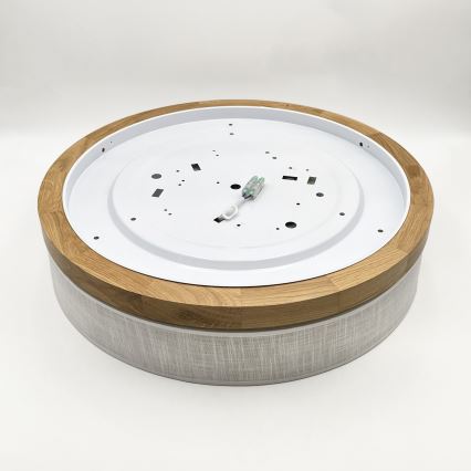 Brilagi - LED Plafondlamp BELLADONNA LED/36W/230V dia. 50 cm wit/eik