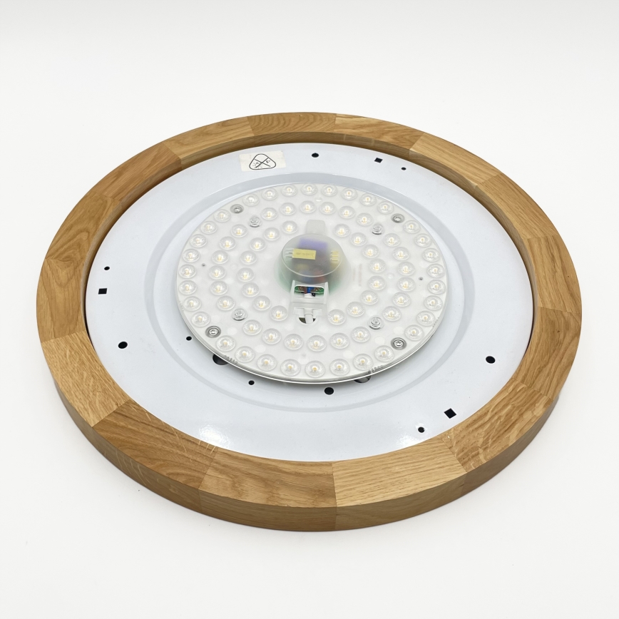 Brilagi - LED Plafondlamp BELLADONNA LED/36W/230V diameter 40 cm crème/eiken