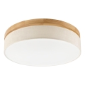 Brilagi - LED plafondlamp BELLADONNA LED/36W/230V diameter 50 cm crème/eik