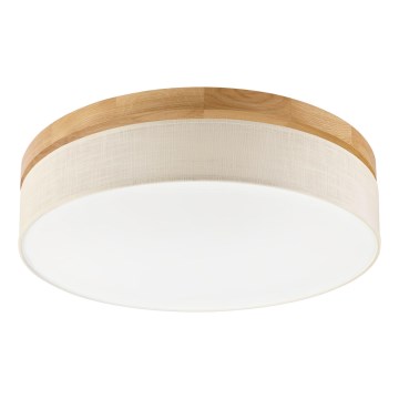 Brilagi - LED plafondlamp BELLADONNA LED/36W/230V diameter 50 cm crème/eik