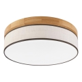 Brilagi - LED Plafondlamp BELLADONNA LED/36W/230V Ø 40 cm crème/eiken