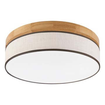 Brilagi - LED Plafondlamp BELLADONNA LED/36W/230V Ø 40 cm crème/eiken
