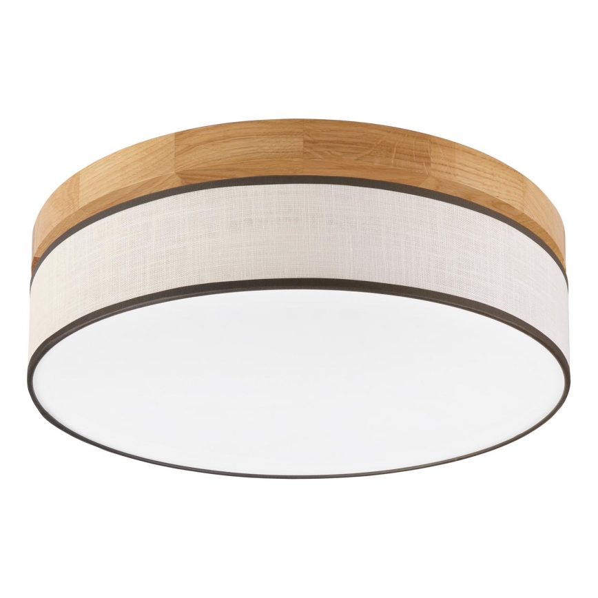Brilagi - LED plafondlamp BELLADONNA LED/36W/230V Ø 40 cm crème/eiken