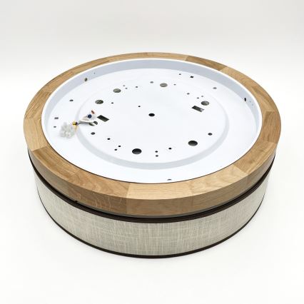 Brilagi - LED plafondlamp BELLADONNA LED/36W/230V Ø 40 cm crème/eiken