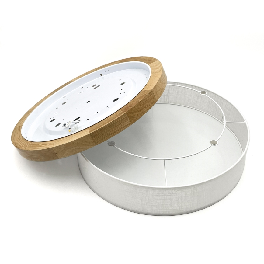 Brilagi - LED Plafondlamp BELLADONNA LED/36W/230V Ø 40 cm wit/eiken