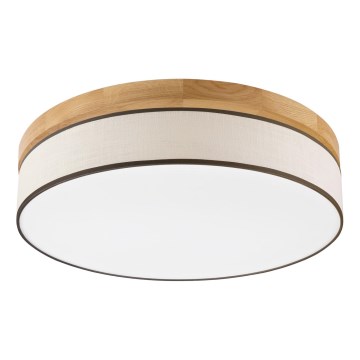 Brilagi - LED Plafondlamp BELLADONNA LED/36W/230V Ø 50 cm crème/eik