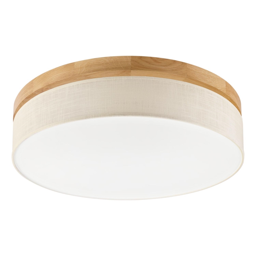 Brilagi - LED Plafondlamp BELLADONNA LED/36W/230V Ø 50 cm crème/eiken