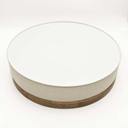 Brilagi - LED Plafondlamp BELLADONNA LED/36W/230V Ø 50 cm crème/eiken