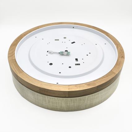 Brilagi - LED Plafondlamp BELLADONNA LED/36W/230V Ø 50 cm crème/eiken