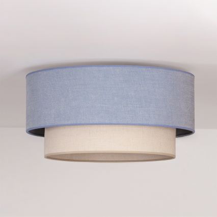 Brilagi - LED plafondlamp BOHO ECO 1xE27/10W/230V Ø 40 cm blauw/crème