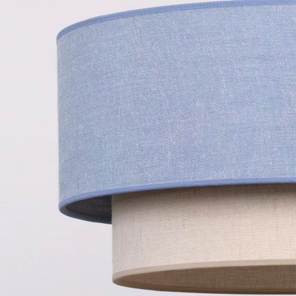 Brilagi - LED plafondlamp BOHO ECO 1xE27/10W/230V Ø 40 cm blauw/crème