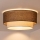 Brilagi - LED plafondlamp BOHO ECO 1xE27/10W/230V Ø 40 cm bruin/crème