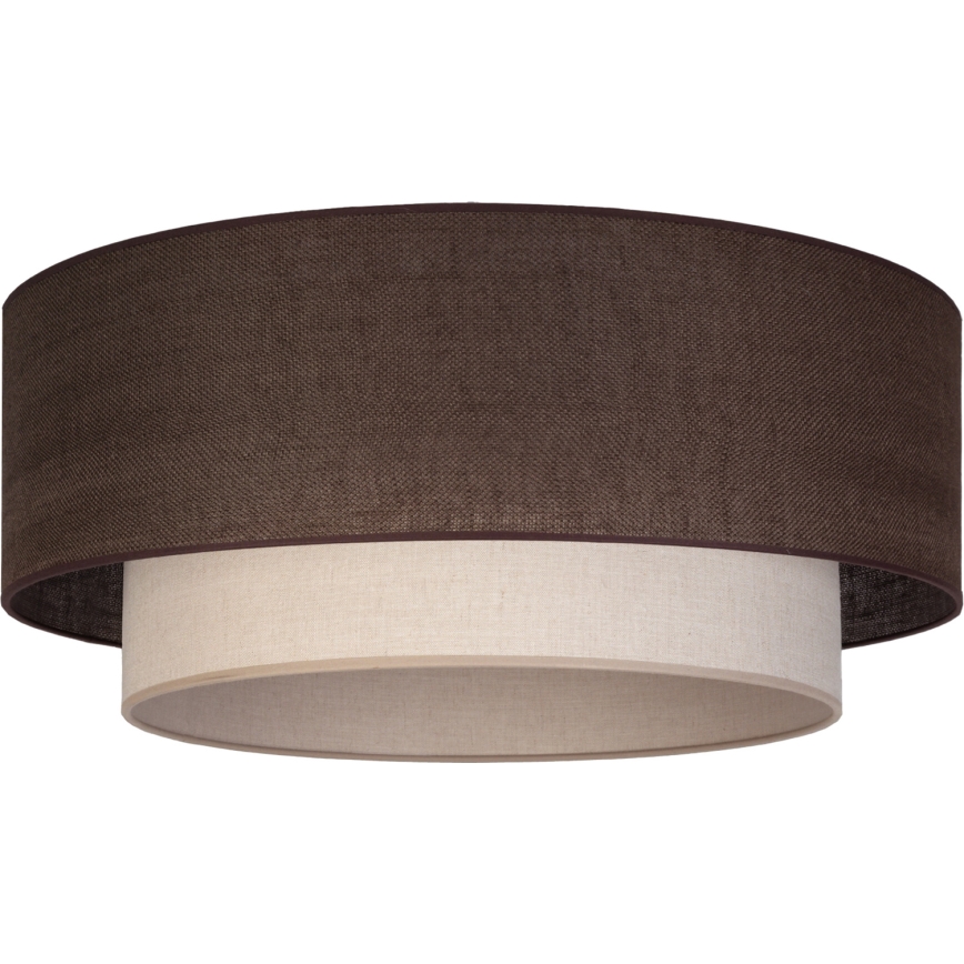Brilagi - LED plafondlamp BOHO ECO 1xE27/10W/230V Ø 40 cm bruin/crème