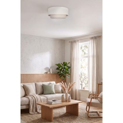 Brilagi - LED plafondlamp BOHO ECO 1xE27/10W/230V Ø 40 cm crème