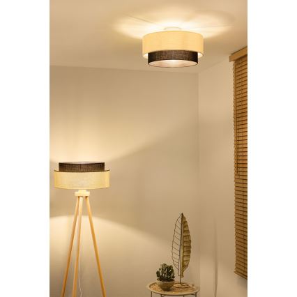 Brilagi - LED-plafondlamp BOHO STYLE 1xE27/15W/230V Ø 40 cm crème/bruin