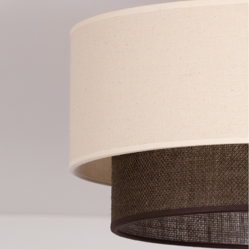 Brilagi - LED-plafondlamp BOHO STYLE 1xE27/15W/230V Ø 40 cm crème/bruin