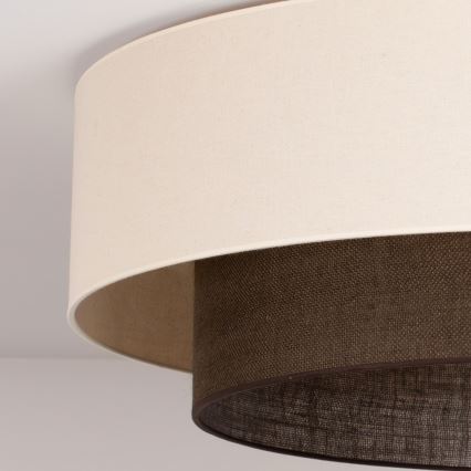 Brilagi - LED plafondlamp BOHO STYLE 3x E27/15W/230V Ø 80 cm crème/bruin