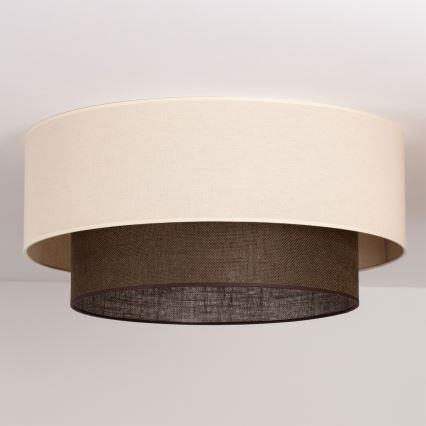 Brilagi - LED plafondlamp BOHO STYLE 3xE27/15W/230V Ø 60 cm crème/bruin