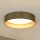 Brilagi - LED Plafondlamp BOSTON ROLLER LED/24W/230V Ø 45 cm strogebruin/goud