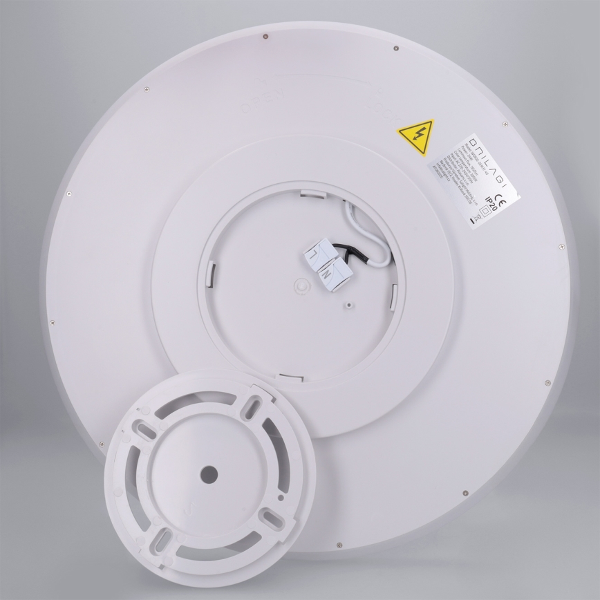Brilagi - LED plafondlamp CARLOS LED/24W/230V Ø 40 cm wit