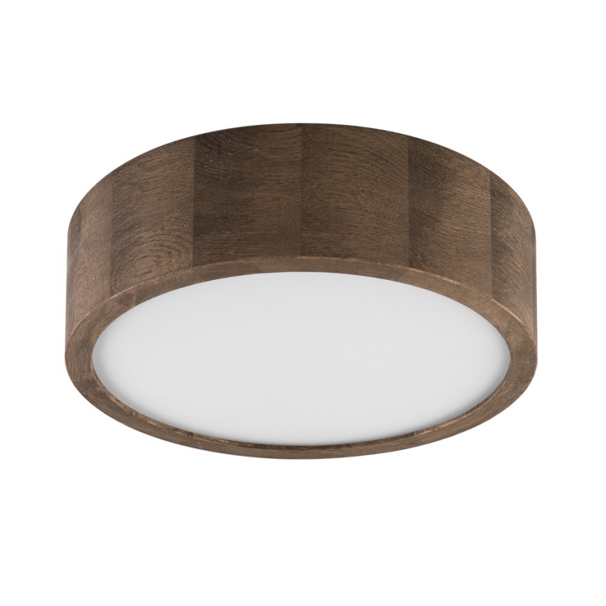 Brilagi - LED plafondlamp CARVALHO 1xE27/15W/230V eiken notenhout Ø 27 cm
