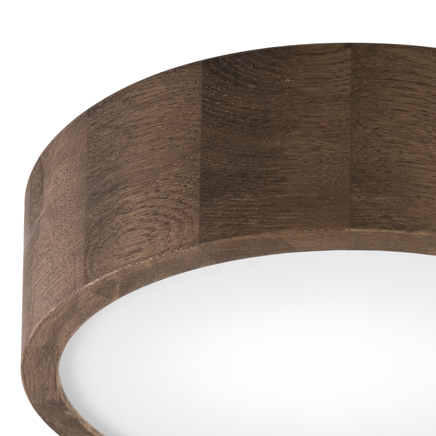 Brilagi - LED Plafondlamp CARVALHO 1xE27/60W/230V eiken diameter 27 cm
