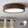 Brilagi - LED plafondlamp CARVALHO 2x E27/15W/230V eiken-walnoot Ø 37 cm