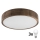 Brilagi - LED Plafondlamp CARVALHO 3xE27/60W/230V eiken walnoot pr. 47 cm