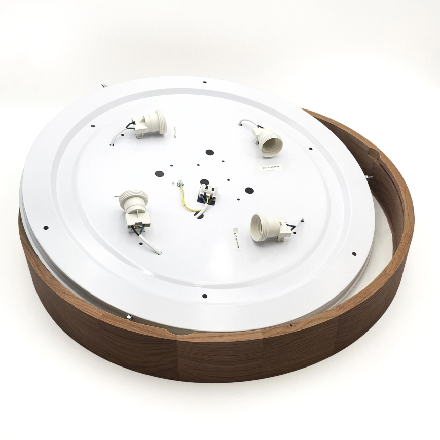 Brilagi - LED Plafondlamp CARVALHO 4xE27/60W/230V eik kers pr. 57,5 cm