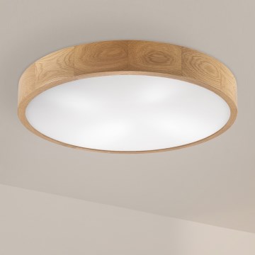 Brilagi - LED Plafondlamp CARVALHO 4xE27/60W/230V eik ø 57,5 cm